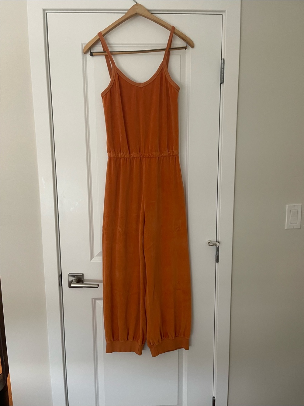 Suzi Kondi Sleeveless Wide-Leg Jumpsuit in Rust